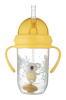 Canpol BABIES mittelekkiv tass EXOTIC ANIMALS, 6m+, 270ml, kollane, 56/606_yel