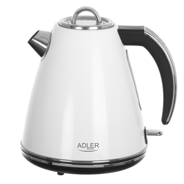 Adler veekeetja AD 1341 Kettle Metal 1,5L, valge