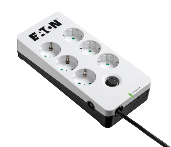 Eaton pikendusjuhe Surge Protection Box 6 Din PB6D Sockets Quantity, valge/must