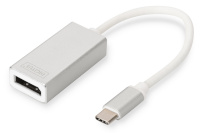 Digitus USB Type-C to DisplayPort Adapter DA-70844, USB-C, 0.2m ,valge