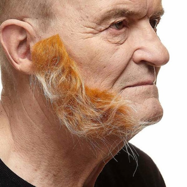 False sideburns My Other Me oranž