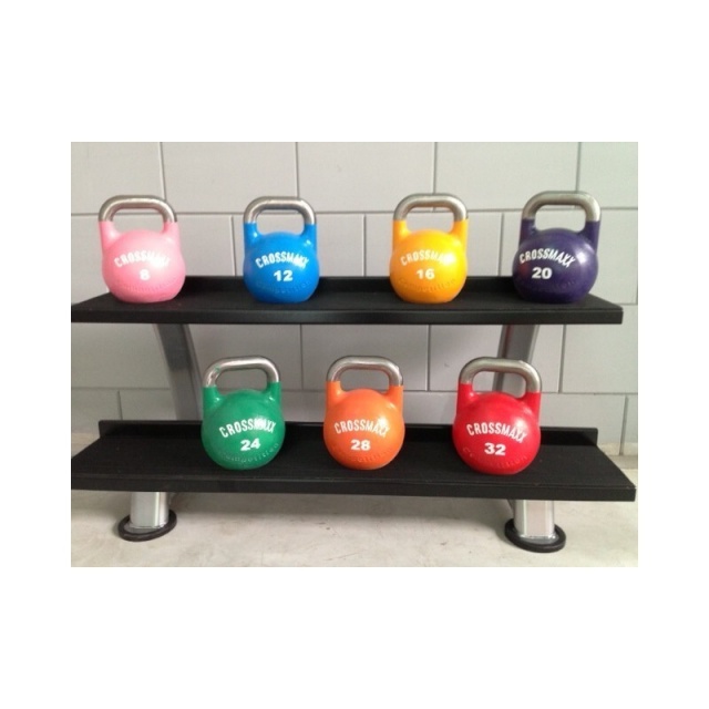 Crossmaxx võistlussangpomm Competition Kettlebell 44kg hõbedane