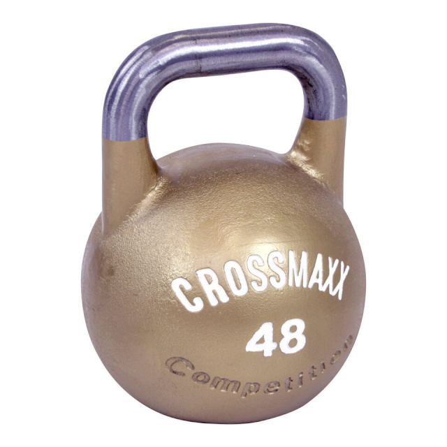 Crossmaxx võistlussangpomm Competition Kettlebell 48kg kuldne