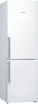 Bosch külmik KGV366WEP Energy efficiency class E, Free standing, Combi, Height 186cm, Fridge net capacity 214 L, Freezer net capacity 94 L, 39 dB, valge