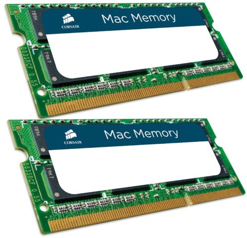 Corsair mälu 16GB DDR3 SO-DIMM (2x8GB) 1600MHz Apple Qualified