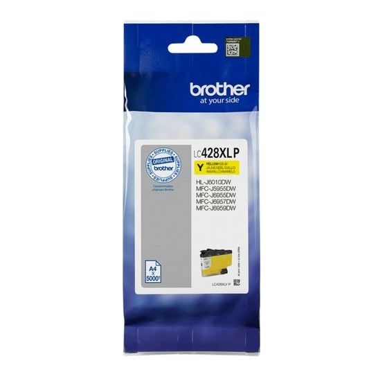 Brother tindikassett LC-428XLYP, kollane 