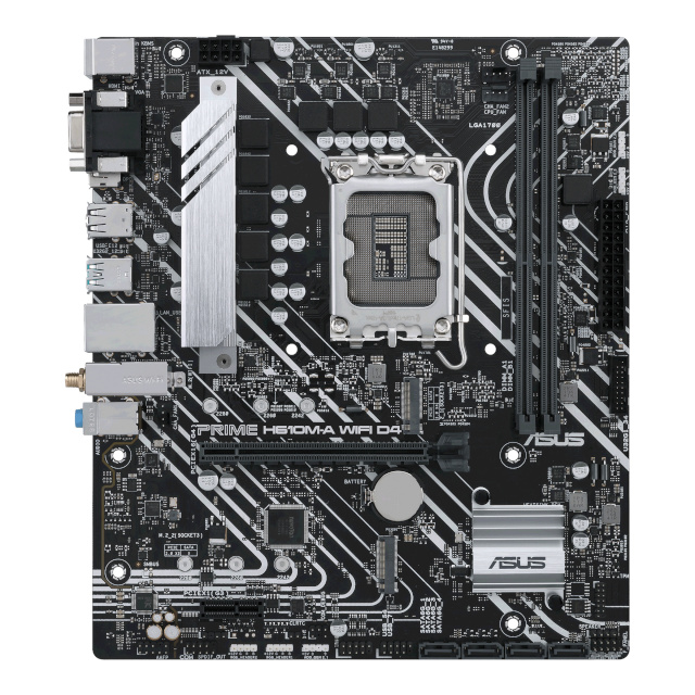 ASUS emaplaat PRIME H610M-A WIFI D4 Intel LGA1700 DDR4 mATX, 90MB1C80-M0EAY0