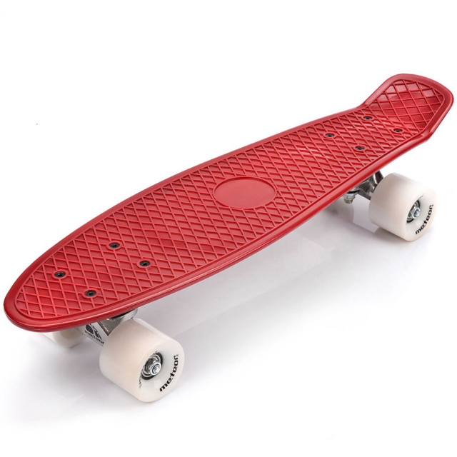 Meteor rula Plastic punane-valge 22630