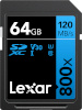 Lexar mälukaart SDXC 64GB Pro 800x UHS-I, C10 V10 U1, R120/45MB 64GB