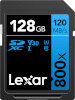 Lexar mälukaart SDXC 128GB Pro 800x UHS-I cards, C10 V10 U1, R120/45MB 128GB