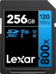 Lexar mälukaart SDXC 256GB Pro 800x UHS-I , C10 V10 U1, R120/45MB 256GB