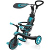 Globber kolmerattaline jalgratas Trike Explorer 4in1, türkiis, 632-105-2