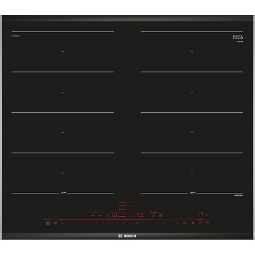 Bosch PXX675DC1E hob must,Stainless steel Built-in Zone induction hob 4 zone(s)