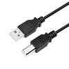 Logilink kaabel CU0008B cable, USB 2.0B(male) to USB 2.0A(male), 3m, must