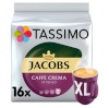 Tassimo kohvikapslid Jacobs Caffe Crema Intenso XL, 16tk