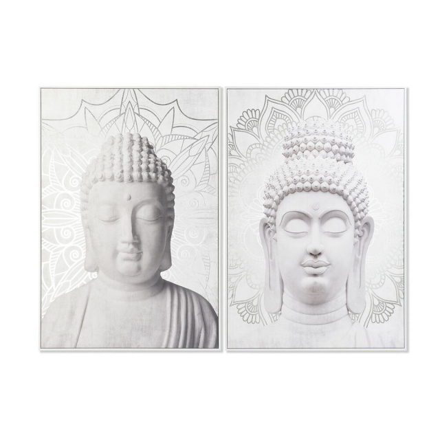 DKD Home Decor maal 82,5x4,5x122,5cm Buddha Idamaine (2tk)