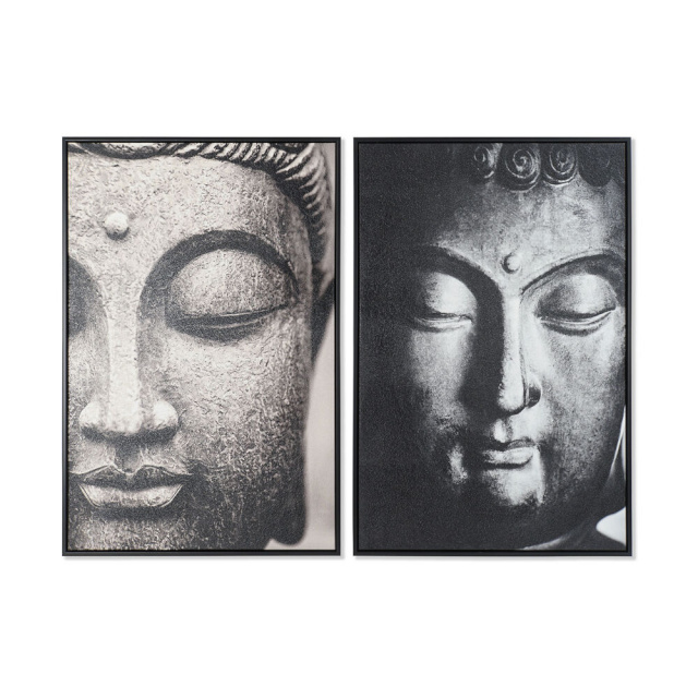 DKD Home Decor maal 62,5x4,5x93cm Buddha Idamaine (2tk)
