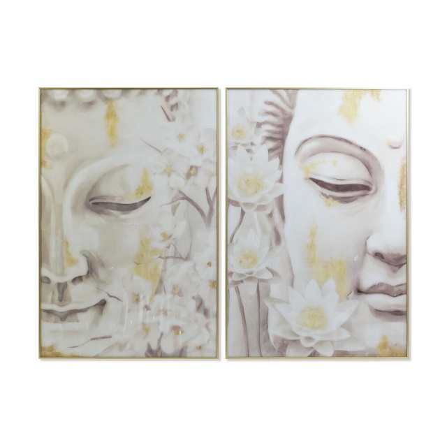 DKD Home Decor maal Buddha 80x4x120cm Idamaine (2tk)
