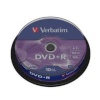 Verbatim toorikud DVD+R 4.7GB 16x AZO Cake 10tk.
