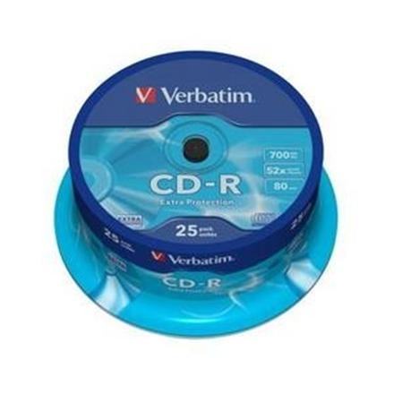 Verbatim toorikud CD-R 80/700MB 52x AZO Cake 25tk.