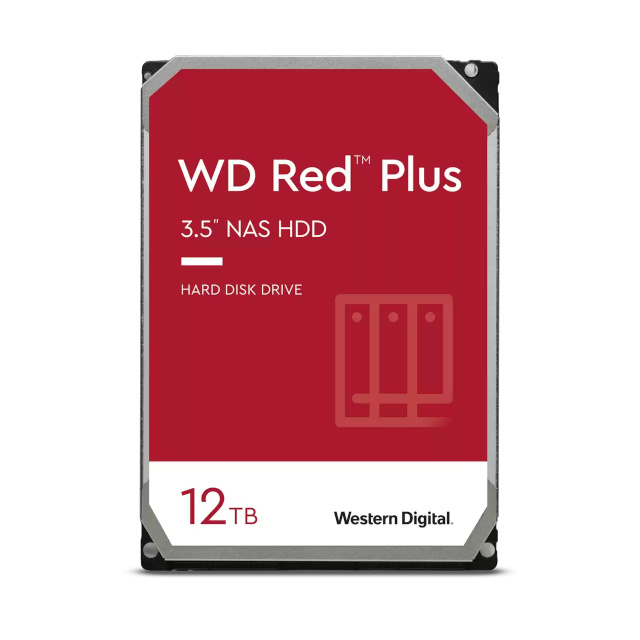 WD kõvaketas Red Plus 12TB 3.5'' CMR 256MB/5400rpm Class