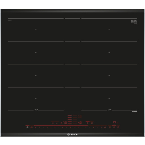 Bosch integreeritav pliit Serie 8 PXY675DC1E, Built-in Zone induction hob, 4 zone(s), must