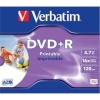Verbatim toorikud DVD+R 4.7GB 16x AZO Printable Jewel Case