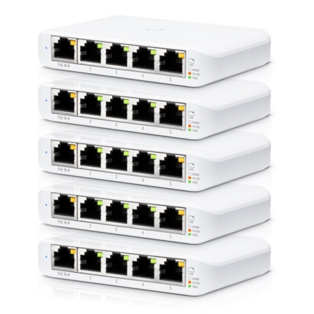 Ubiquiti switch USW-FLEX-MINI-5 5x10base-t 100base-tx 1000base-t 1xrj45, 5tk