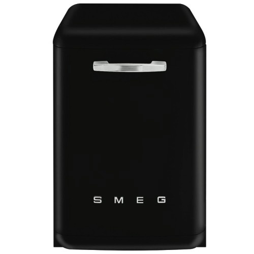 SMEG nõudepesumasin LVFABBL3 50-ndate stiil, 60 cm, 45 dB, must