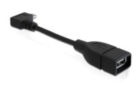 Delock kaabel USB MICRO BM -> AF USB 2.0 OTG ANGLED