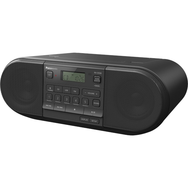 Panasonic magnetoola CD/USB/BT/FM, must