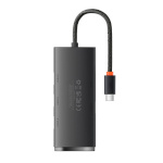 Baseus USB jagaja Lite Series Hub 4in1, USB-C to 4x USB 3.0 + USB-C, 25cm, must