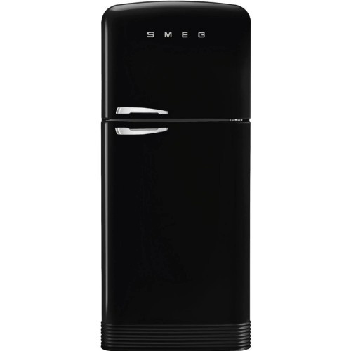 Smeg külmik FAB50RBL5 50-ndate stiil, 192 cm, parem, must, 400/124 l