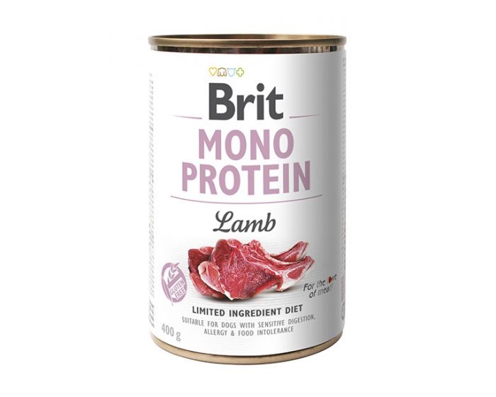Brit koeratoit Brti Mono Protein Lamb - 400g