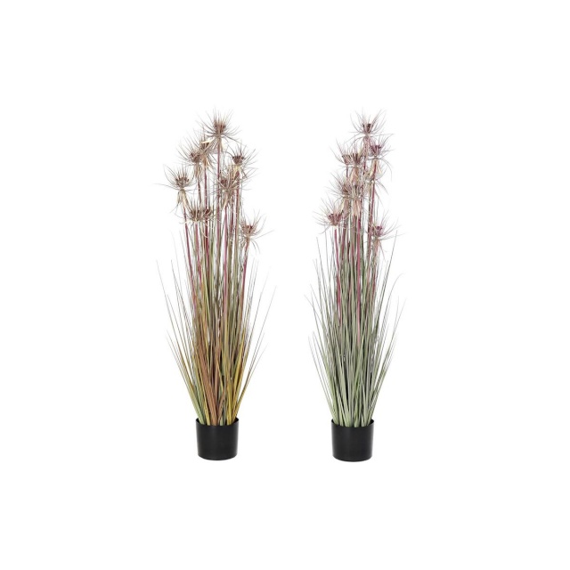 DKD Home Decor dekoratiivne taim pruun Polüetüleen roheline PVC 40x40x120cm 2tk