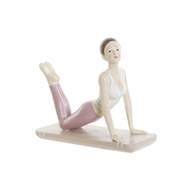 DKD Home Decor dekoratiivkuju roosa Yoga Scandi 16x6x13cm