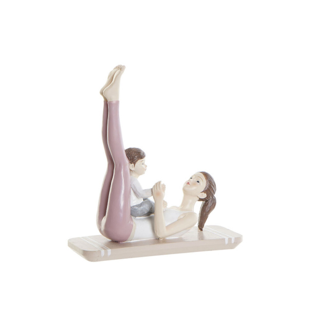 DKD Home Decor dekoratiivkuju roosa Yoga Scandi 15,5x6,5x17cm
