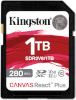 Kingston mälukaart Canvas React Plus V60 1TB UHS-II SDXC-