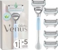 Gillette raseerija + 5 tera Venus Satin Care, valge