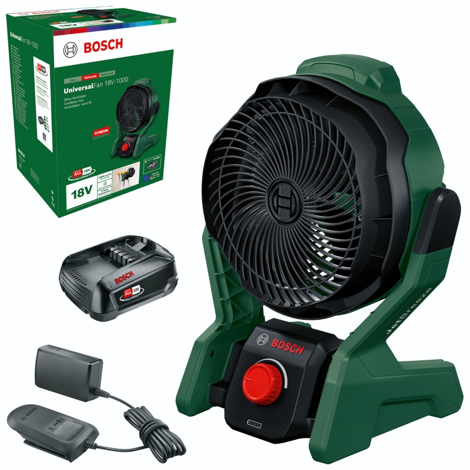 Bosch UniversalFan 18V-100 Cordless ventilaator Fan with Battery
