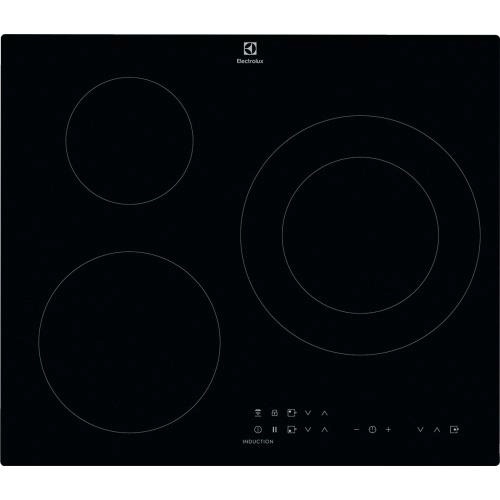 Electrolux pliidiplaat LIT60336C 3 x Induktsioon, 60cm, Hob2Hood, must, lõigatud serv