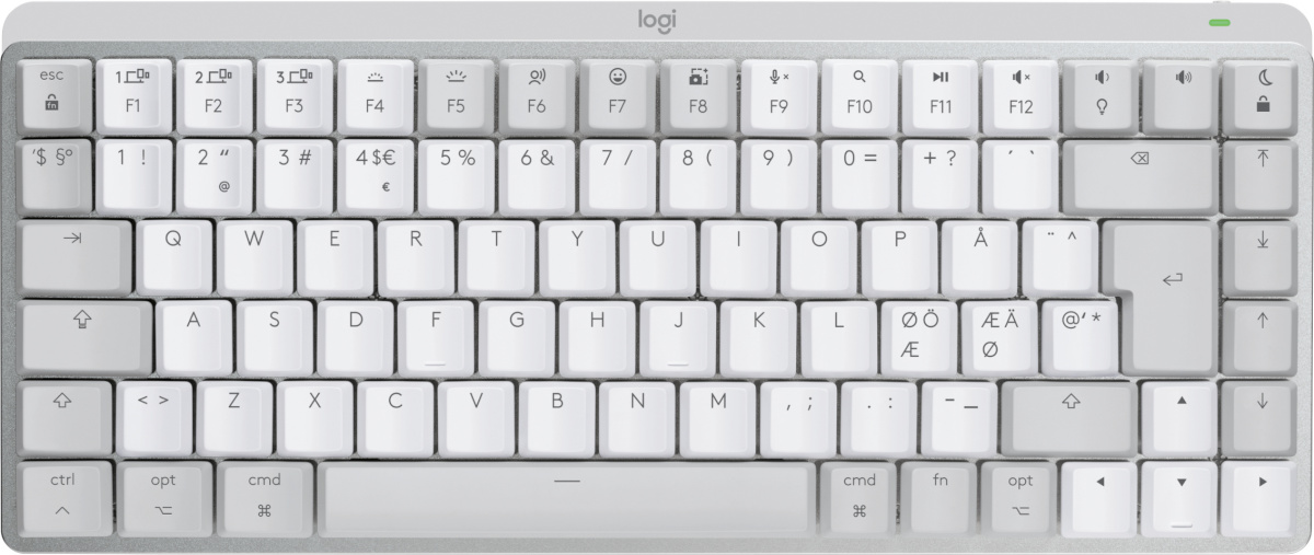 Logitech klaviatuur MX Mehaaniline Mini for Mac SWE, helehall