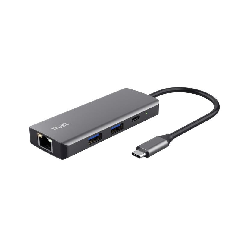 Adapter USB-c Dalyx 6-in-1/24968 Trust