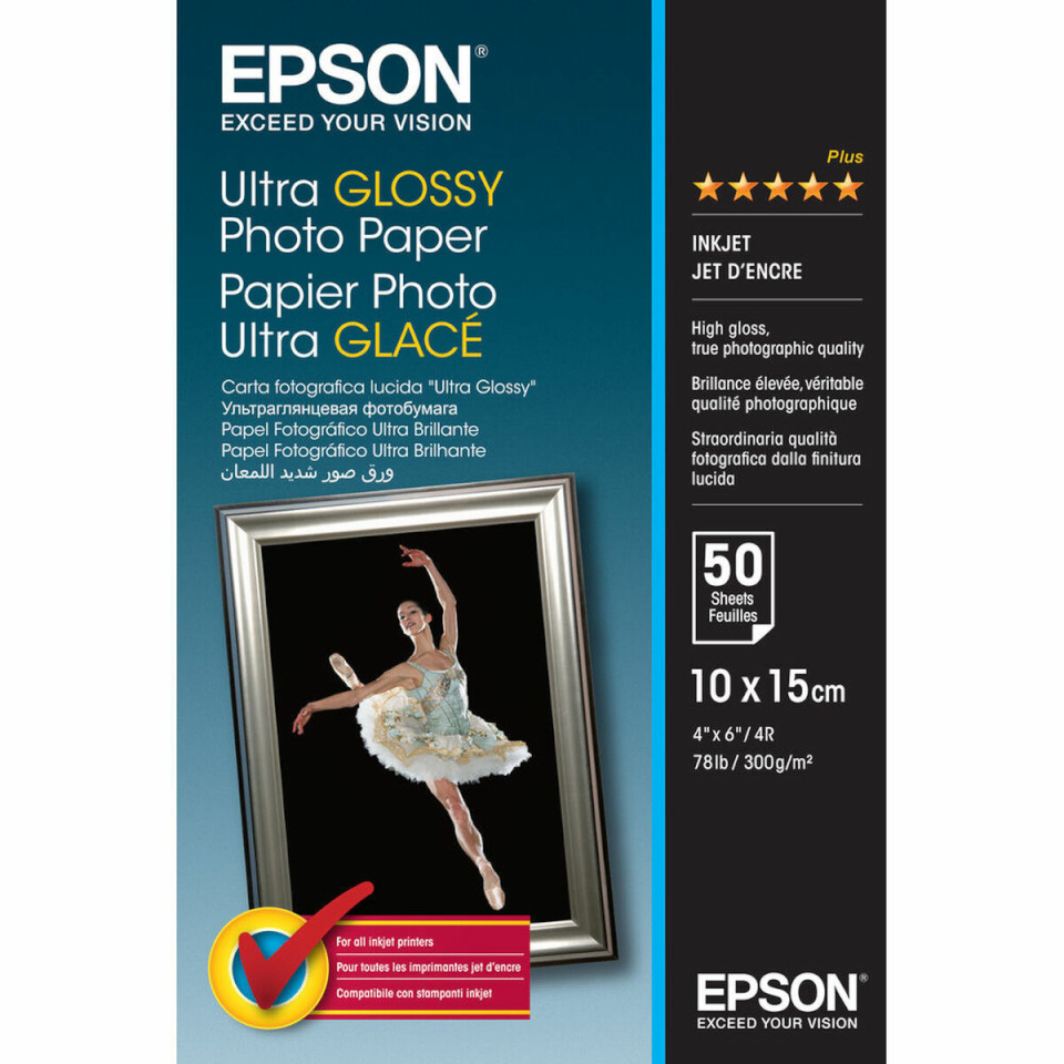 Epson Tindi ja Fotopaberi pakk C13S041943 A6