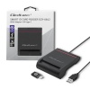 Qoltec mälukaardilugeja Smart chip Card scanner USB 2.0 Plug&play