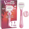 Gillette raseerija + 1 tera Venus ComfortGlide Sugarberry Miami, roosa