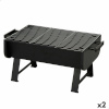 Aktive Kaasaskantav Barbeque-grill teras 45x25x30cm must (2tk)