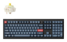 Keychron klaviatuur Wireless V6 Max carbon must V6m-d4