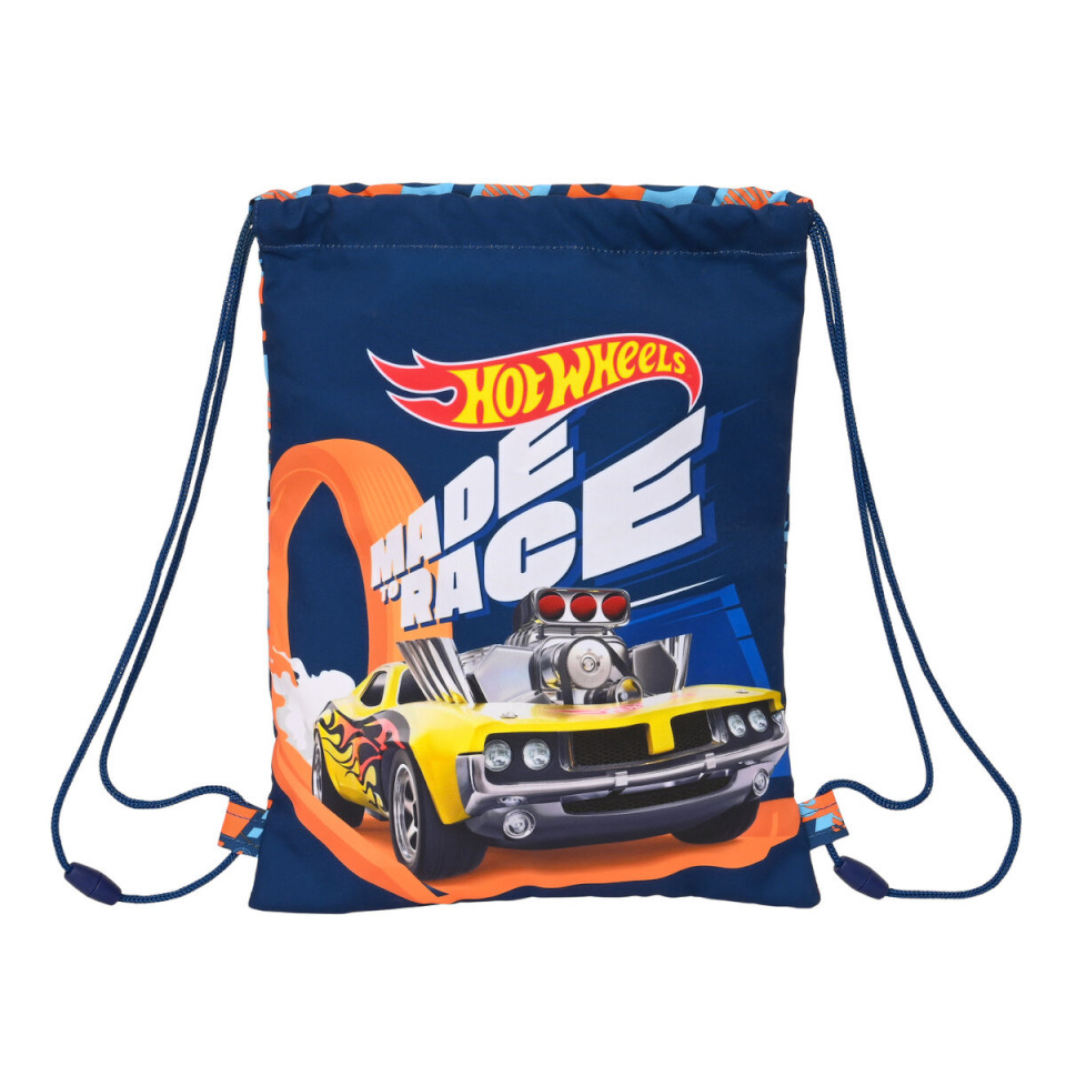 Hot Wheels paeltega seljakott Speed club oranž 26x34x1cm