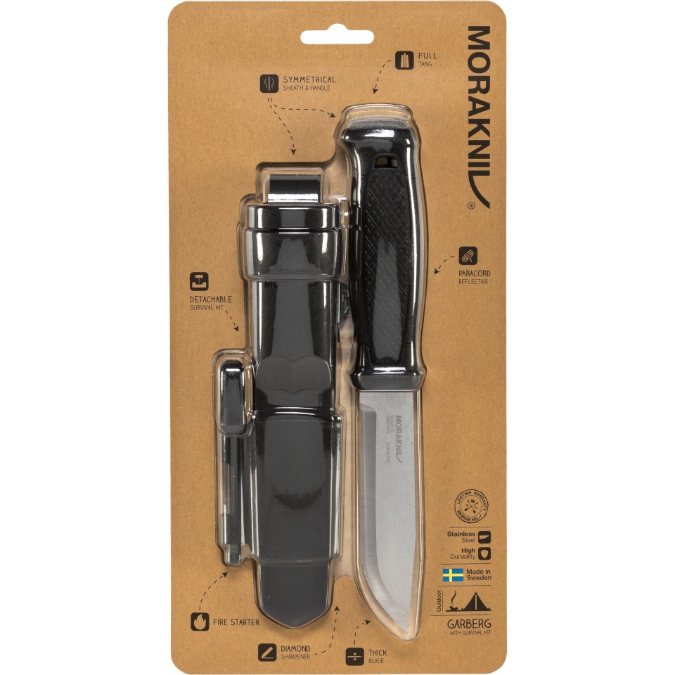 Mora nuga Garberg must Knife + Survival-Kit
